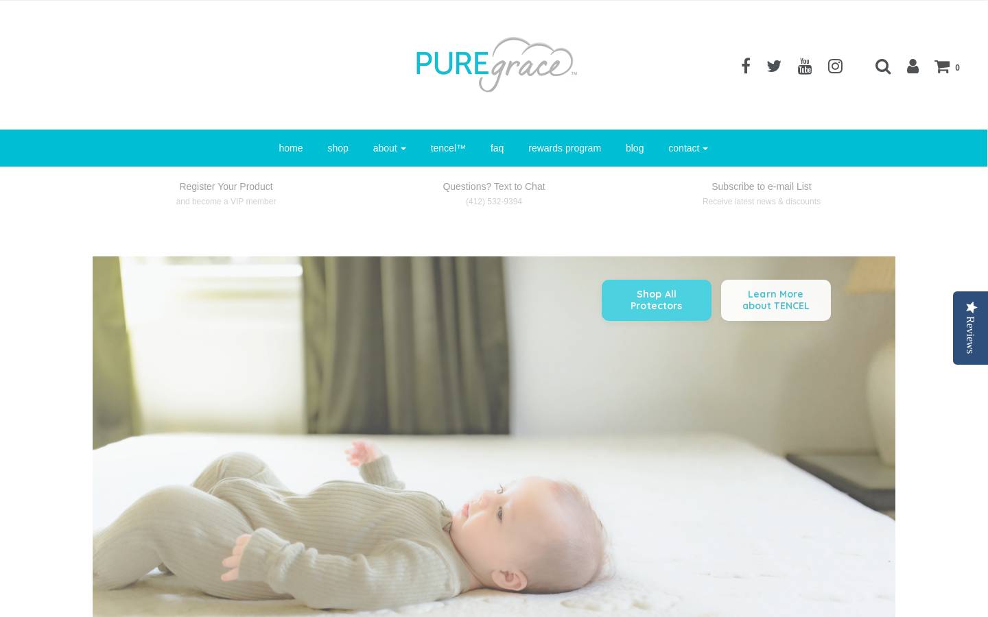 mypuregrace.com homepage screenshot
