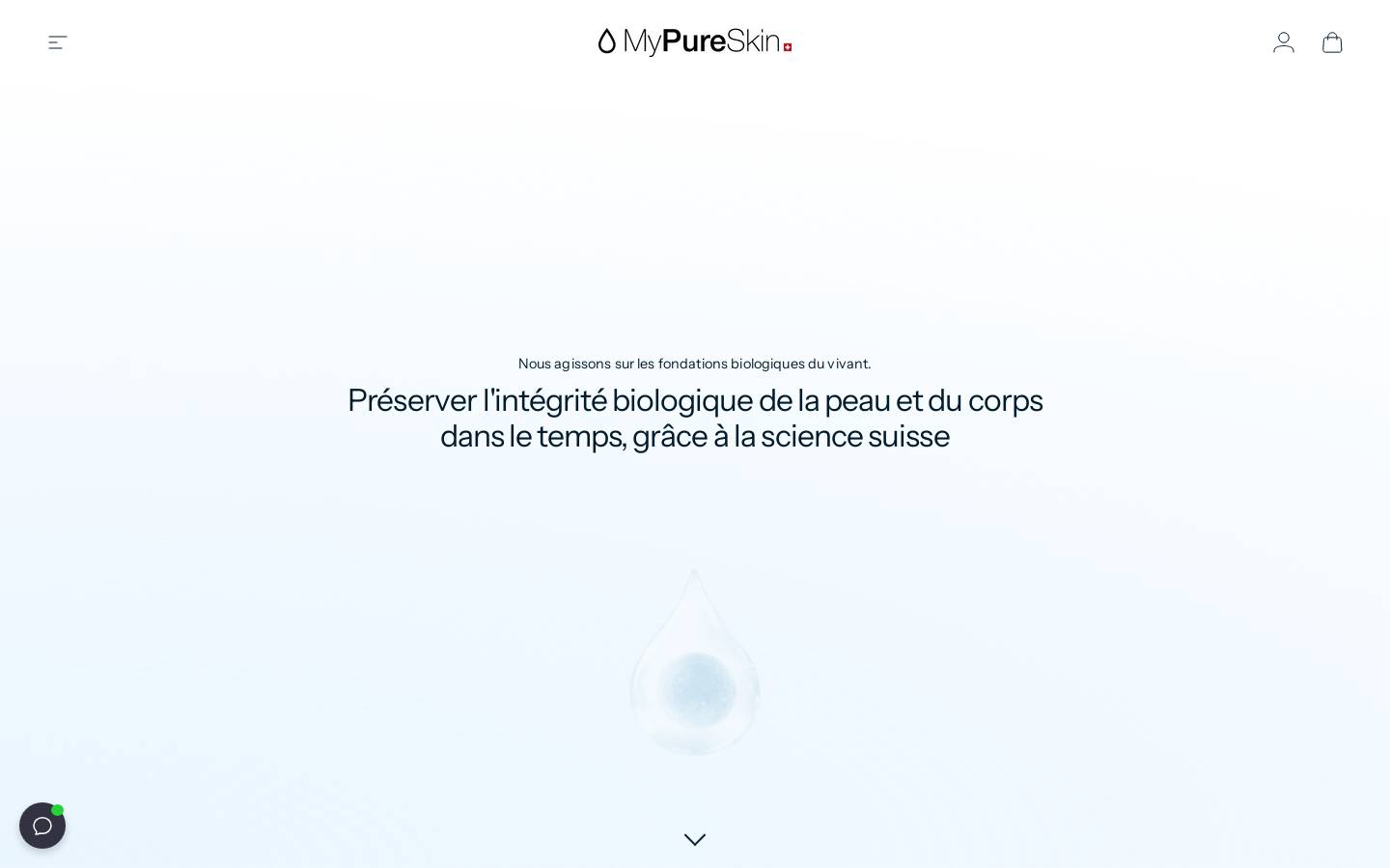 mypureskin.eu homepage screenshot