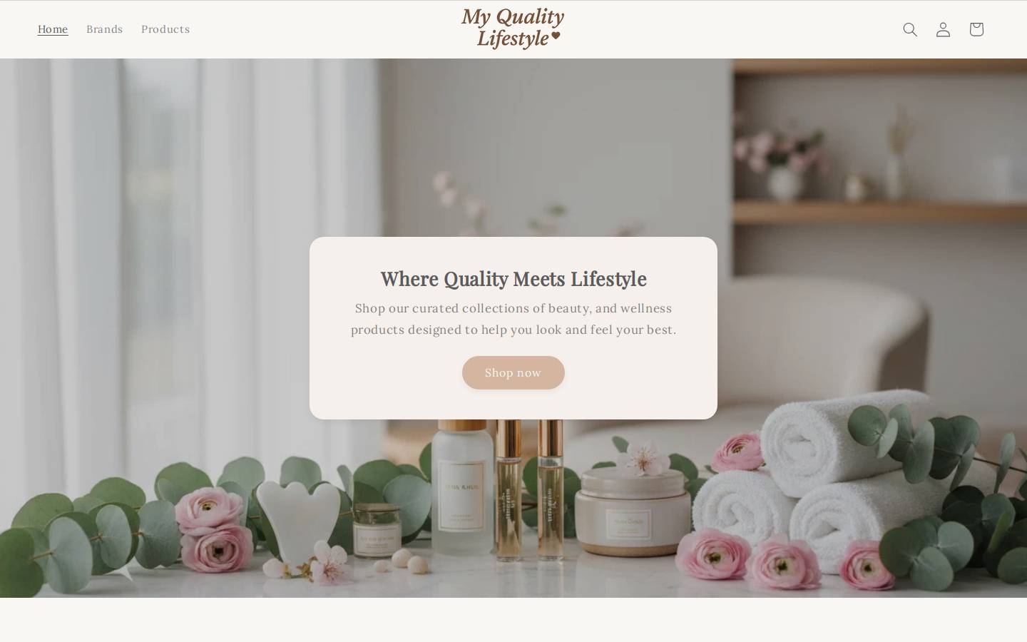 myqualitylifestyle.com homepage screenshot