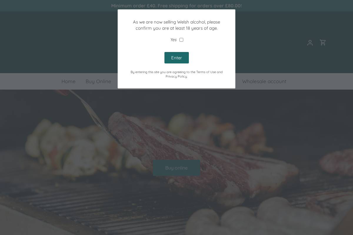 Myrddinheritage homepage screenshot