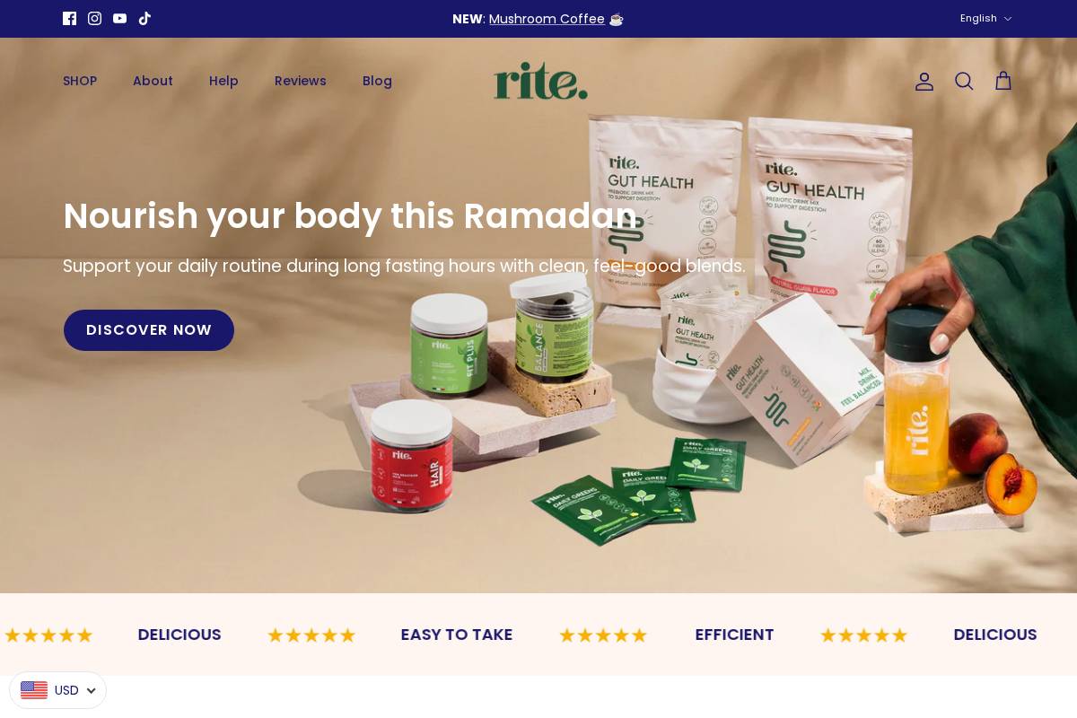 myrite.co homepage screenshot