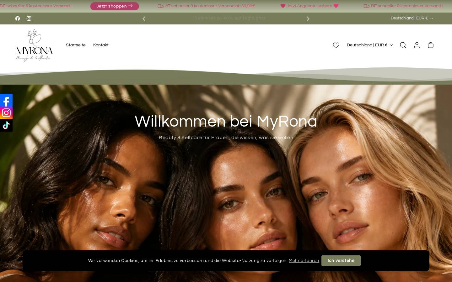 myrona.de homepage screenshot