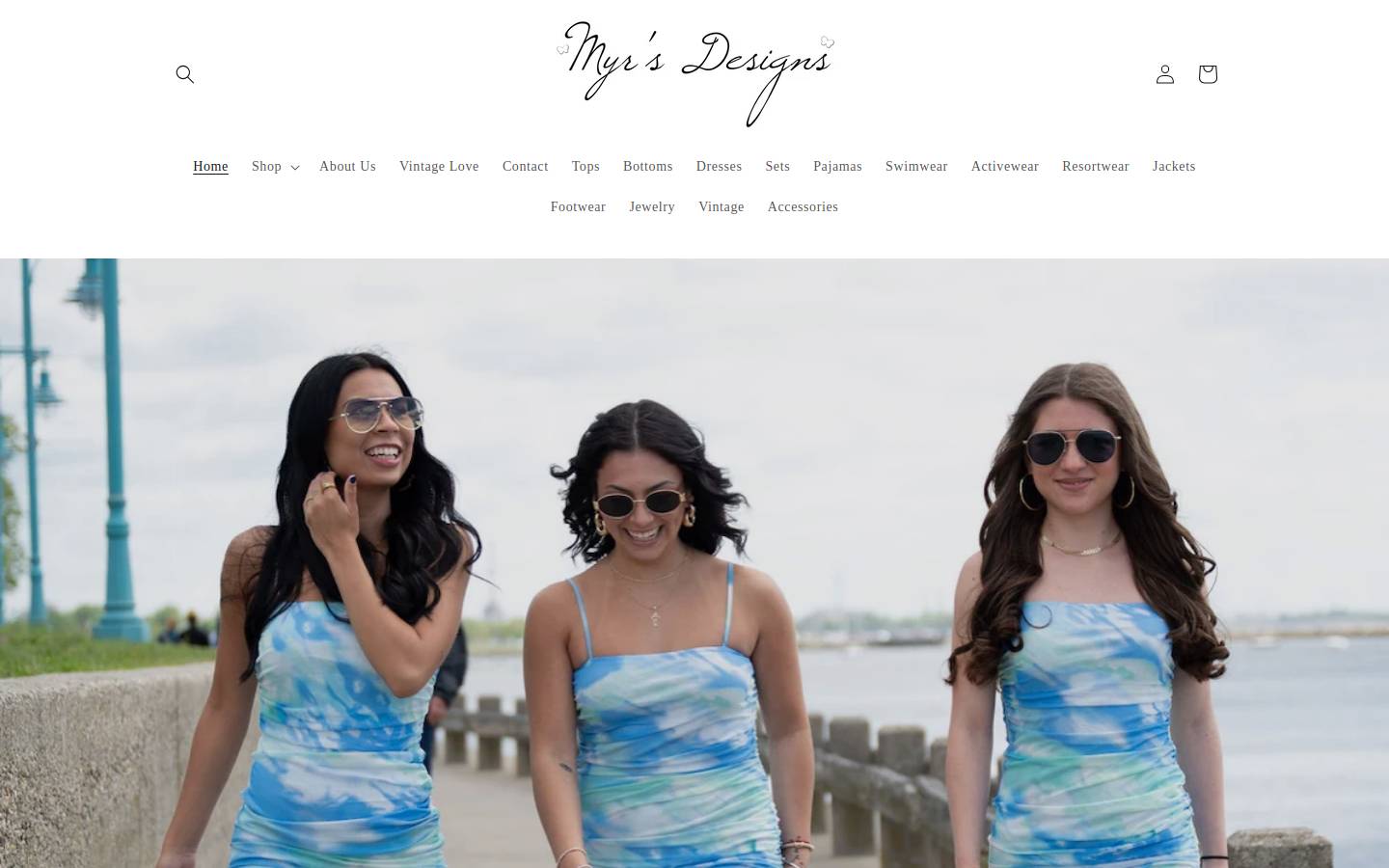myrsdesigns.com homepage screenshot