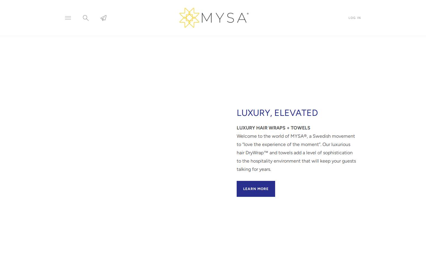 mysatowel.com homepage screenshot