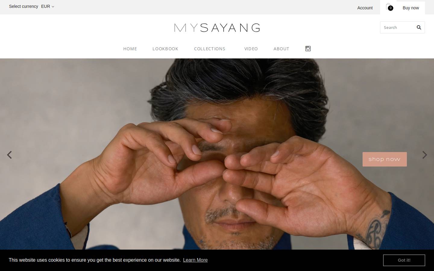 mysayang.com homepage screenshot