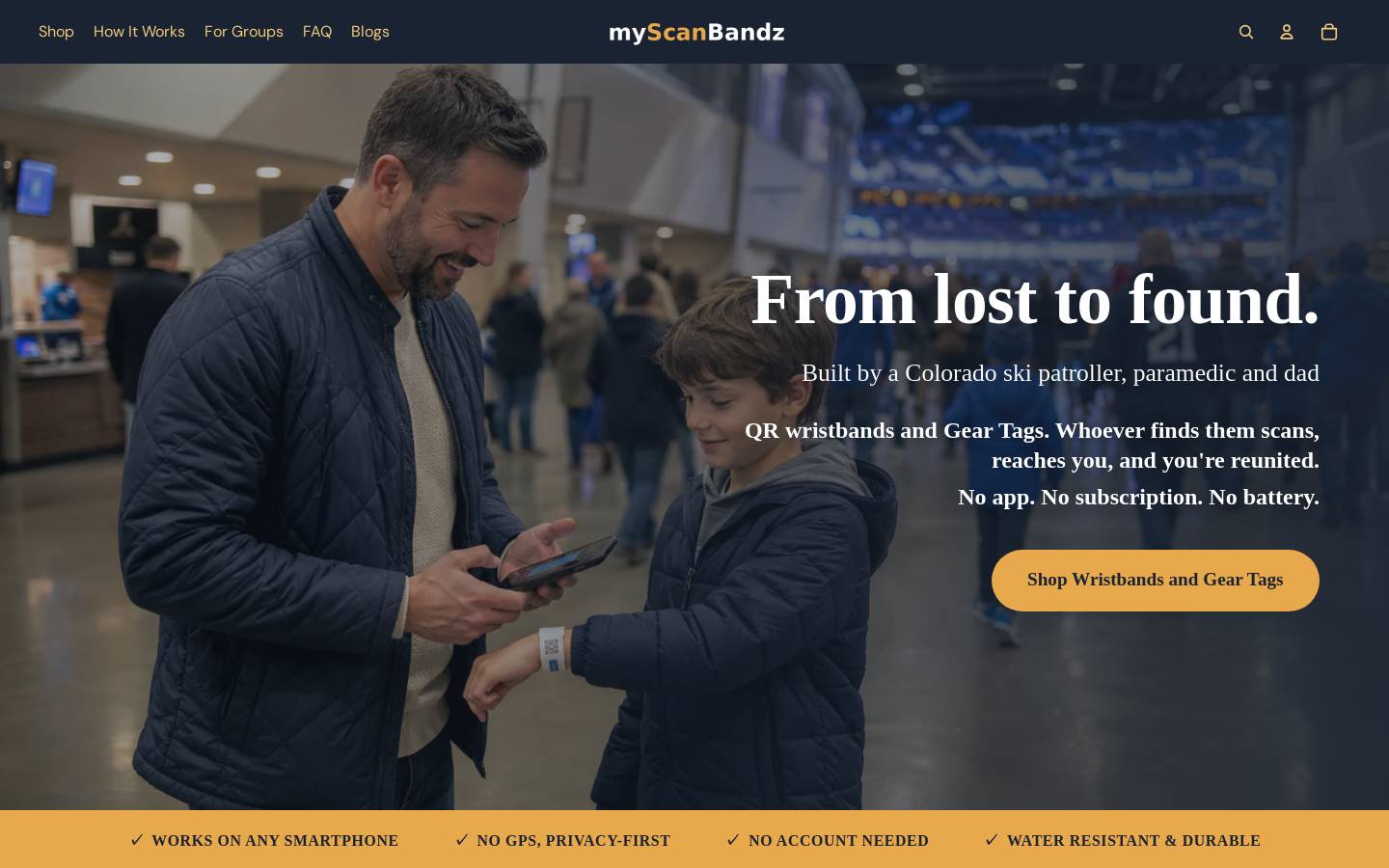 myscanbandz.com homepage screenshot