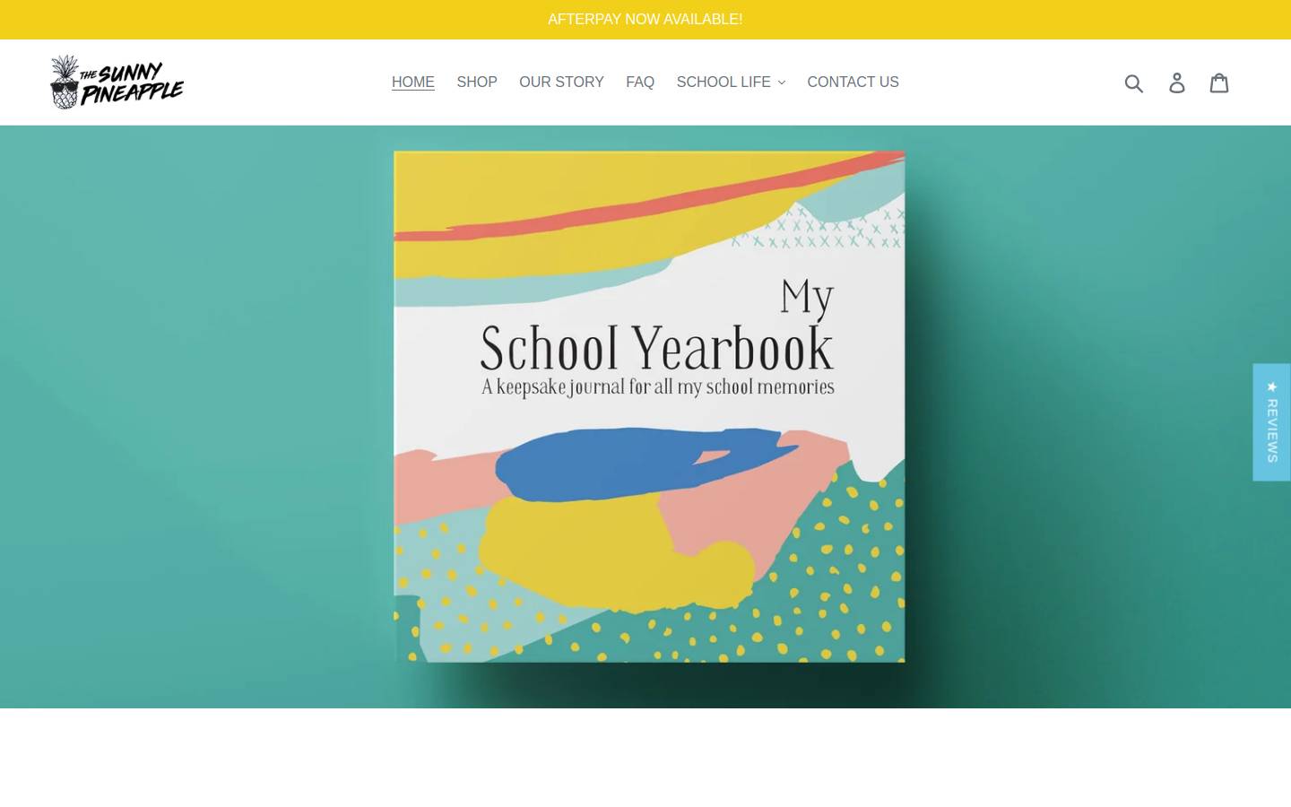 myschoolyearbook.com.au homepage screenshot