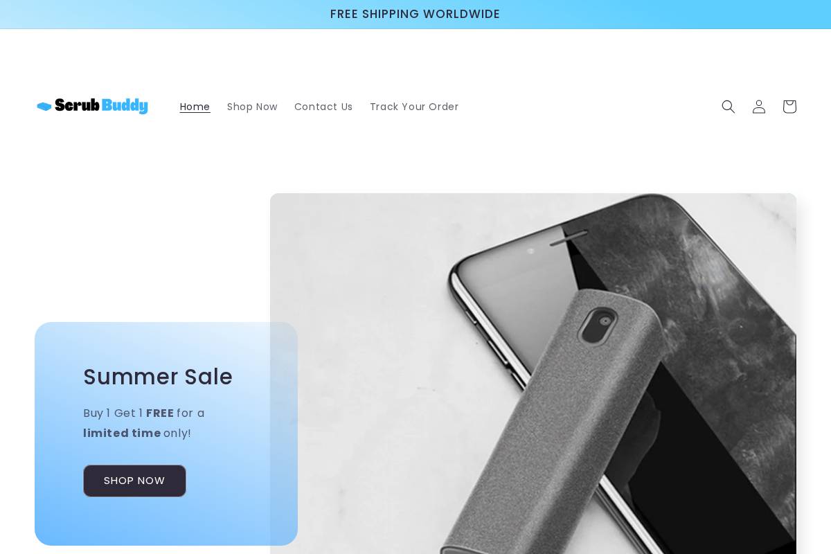myscrubbuddy.com homepage screenshot