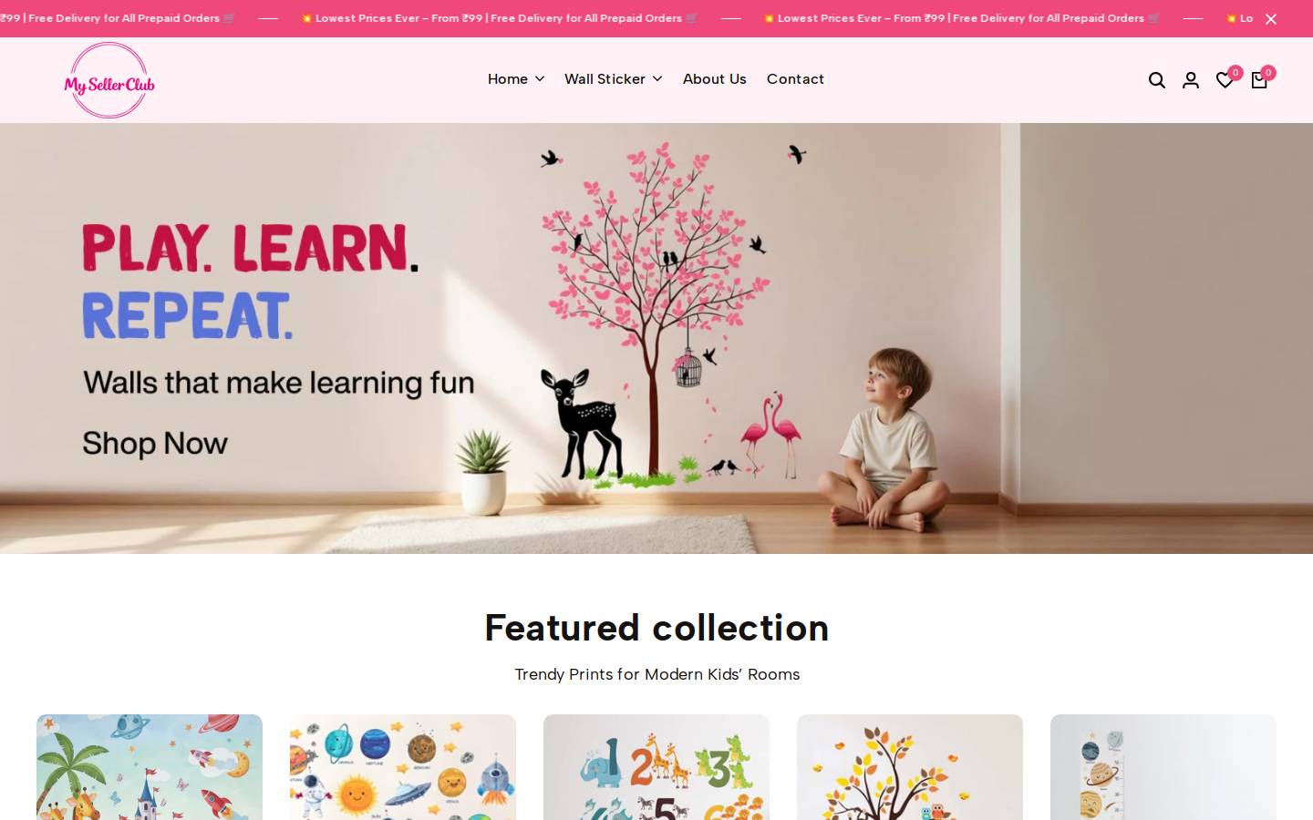 mysellerclub.com homepage screenshot