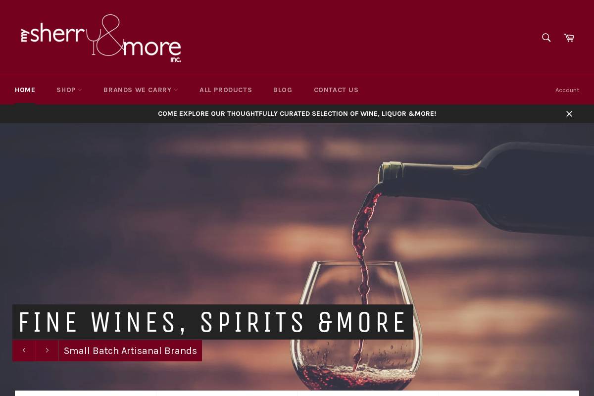 mysherryandmore.com homepage screenshot