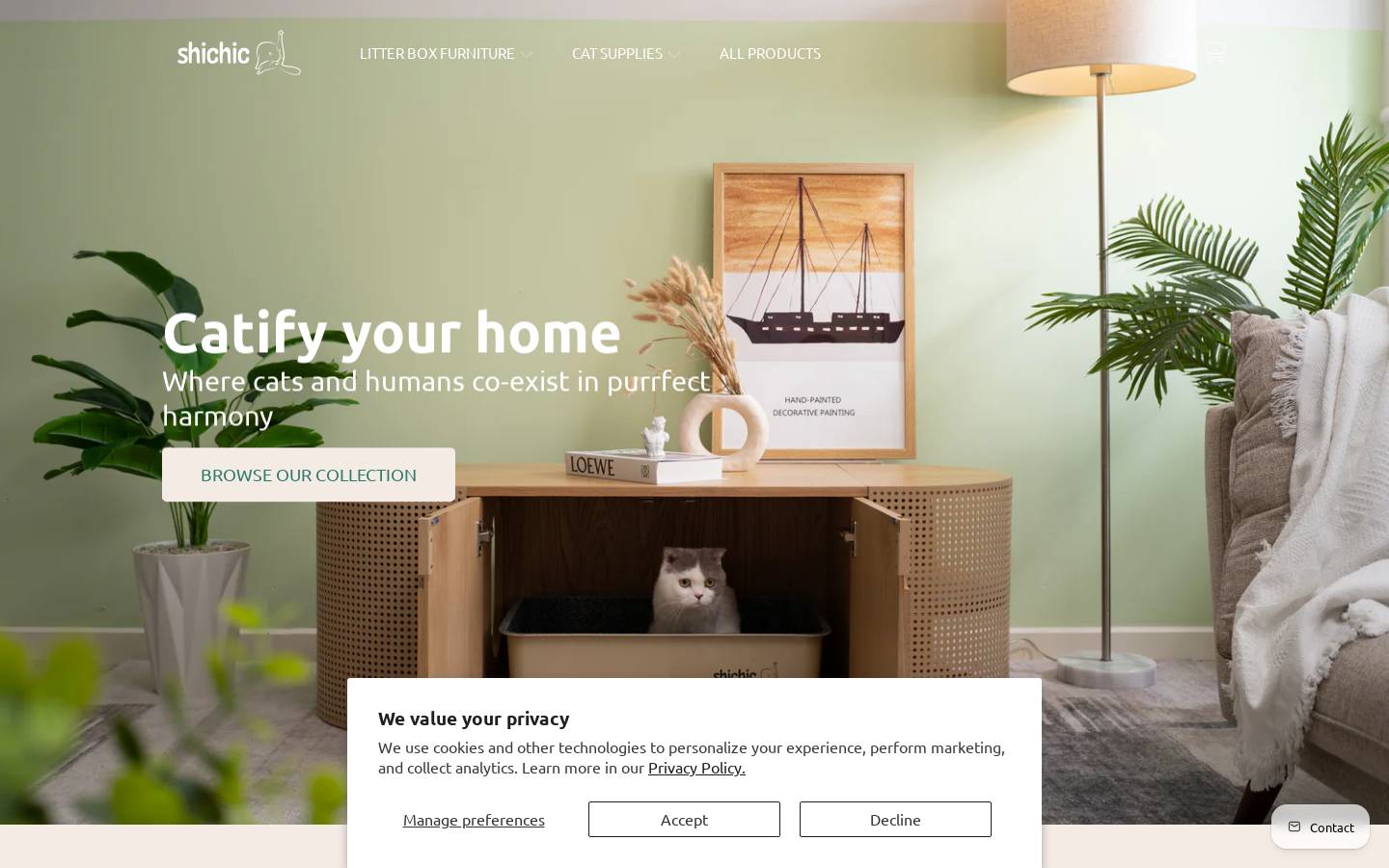 Shichic homepage screenshot