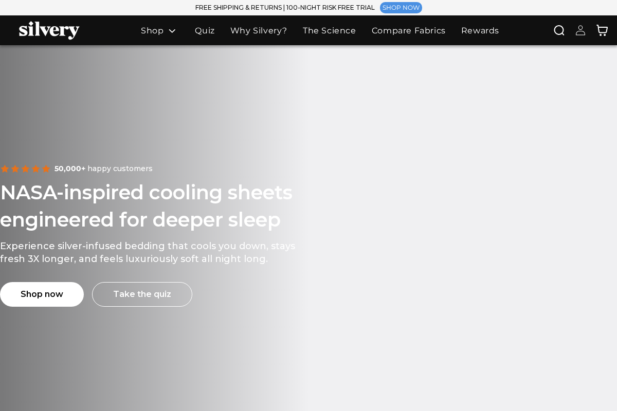 Silvery homepage screenshot