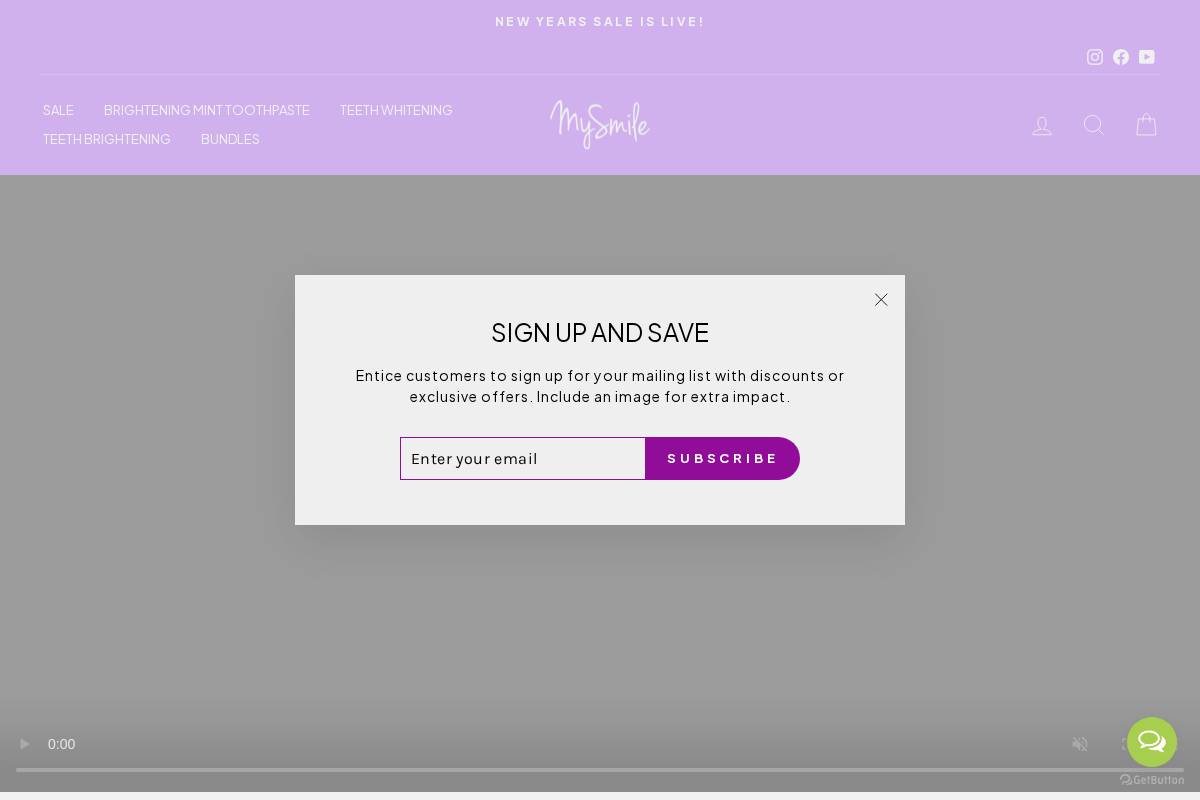 mysmileglobal.com homepage screenshot