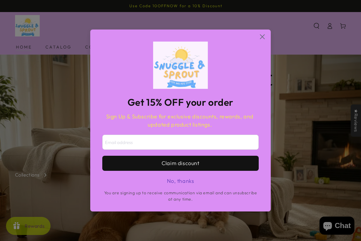 mysnuggleandsprout.com homepage screenshot