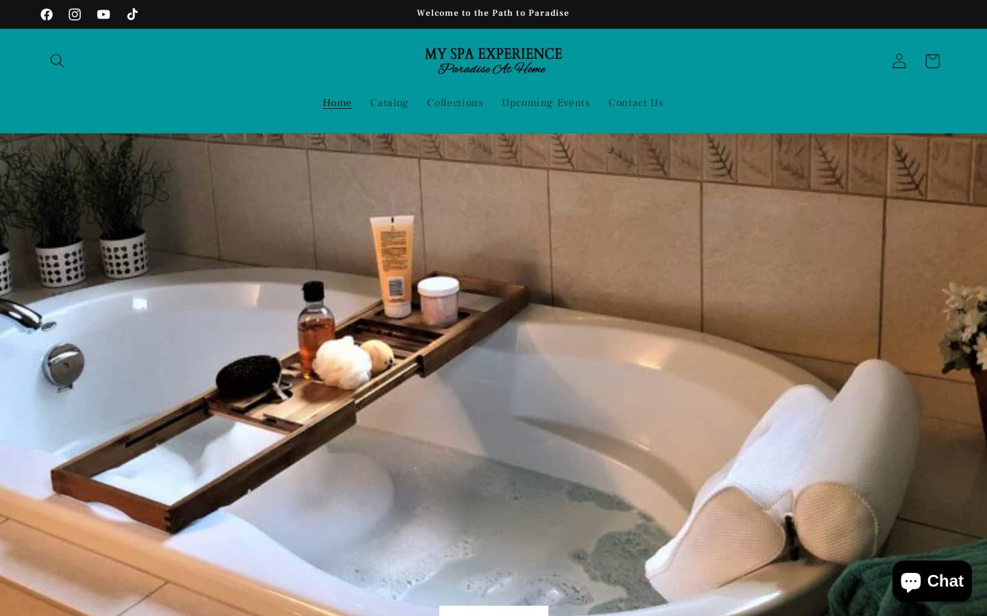 myspaexperience.com homepage screenshot