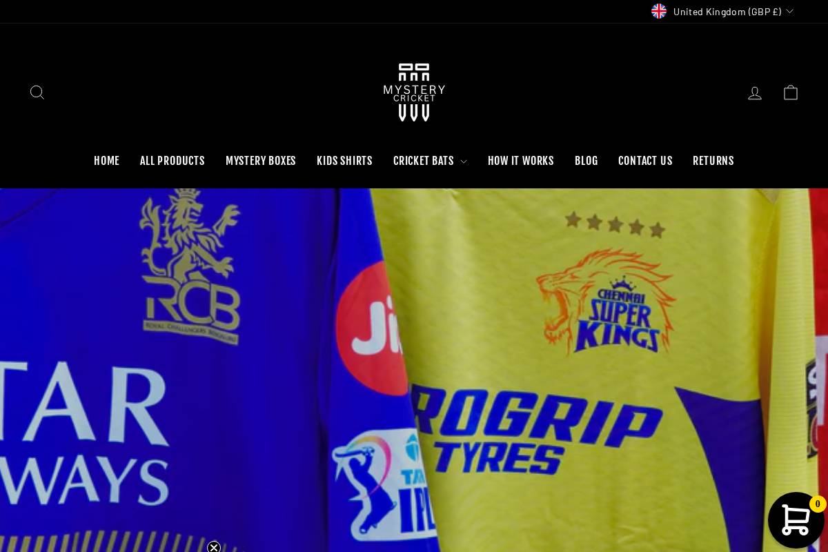 mysterycricket.com homepage screenshot