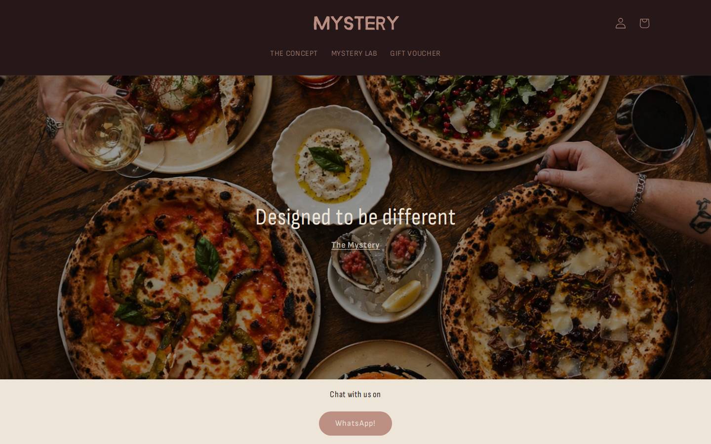 mysteryofpizza.com homepage screenshot
