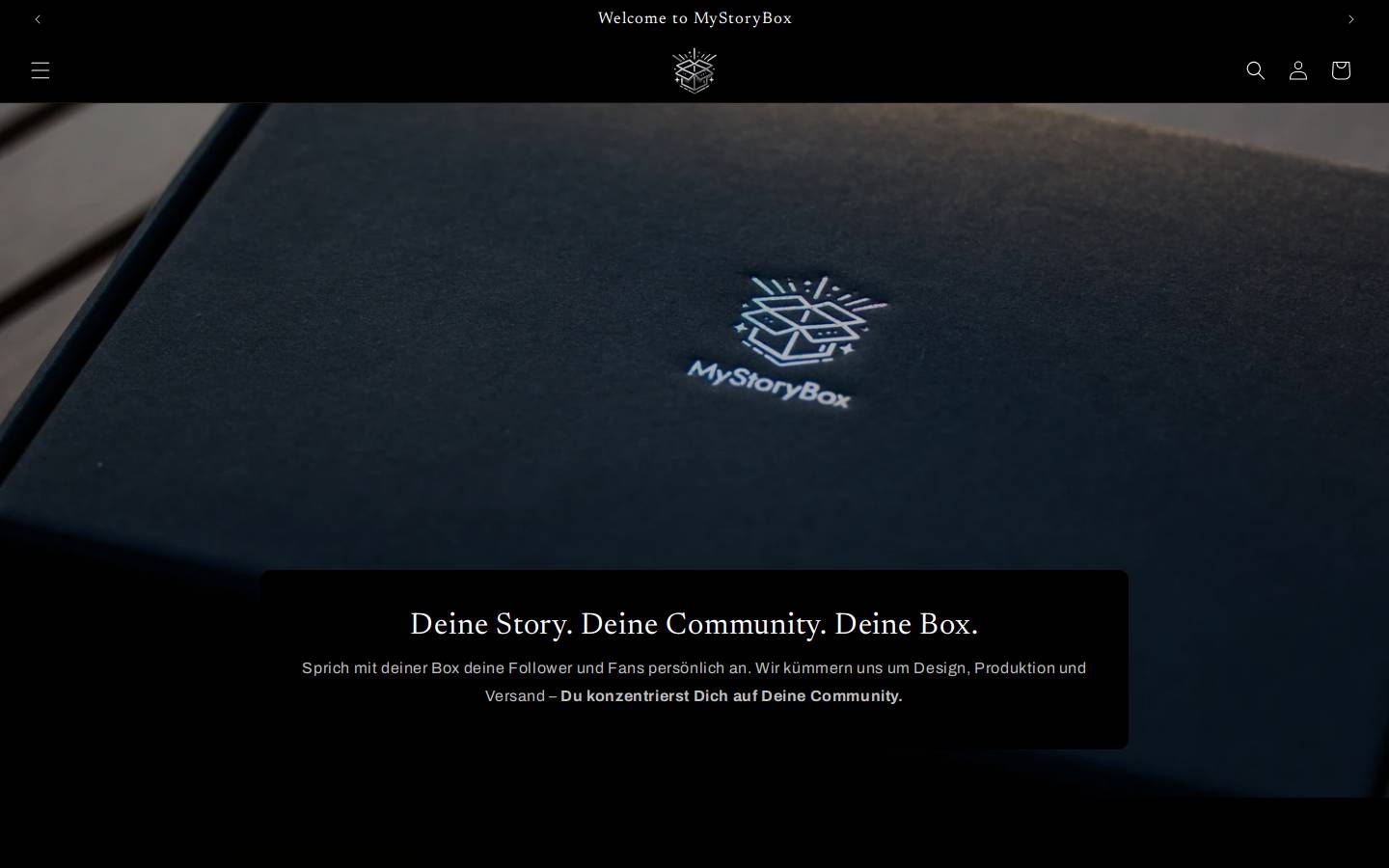 mystorybox.de homepage screenshot
