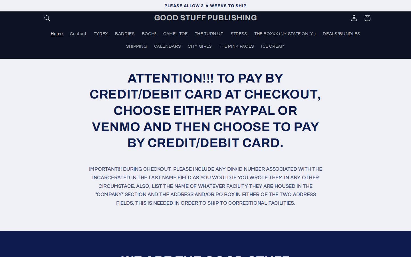 mystuffgood.com homepage screenshot