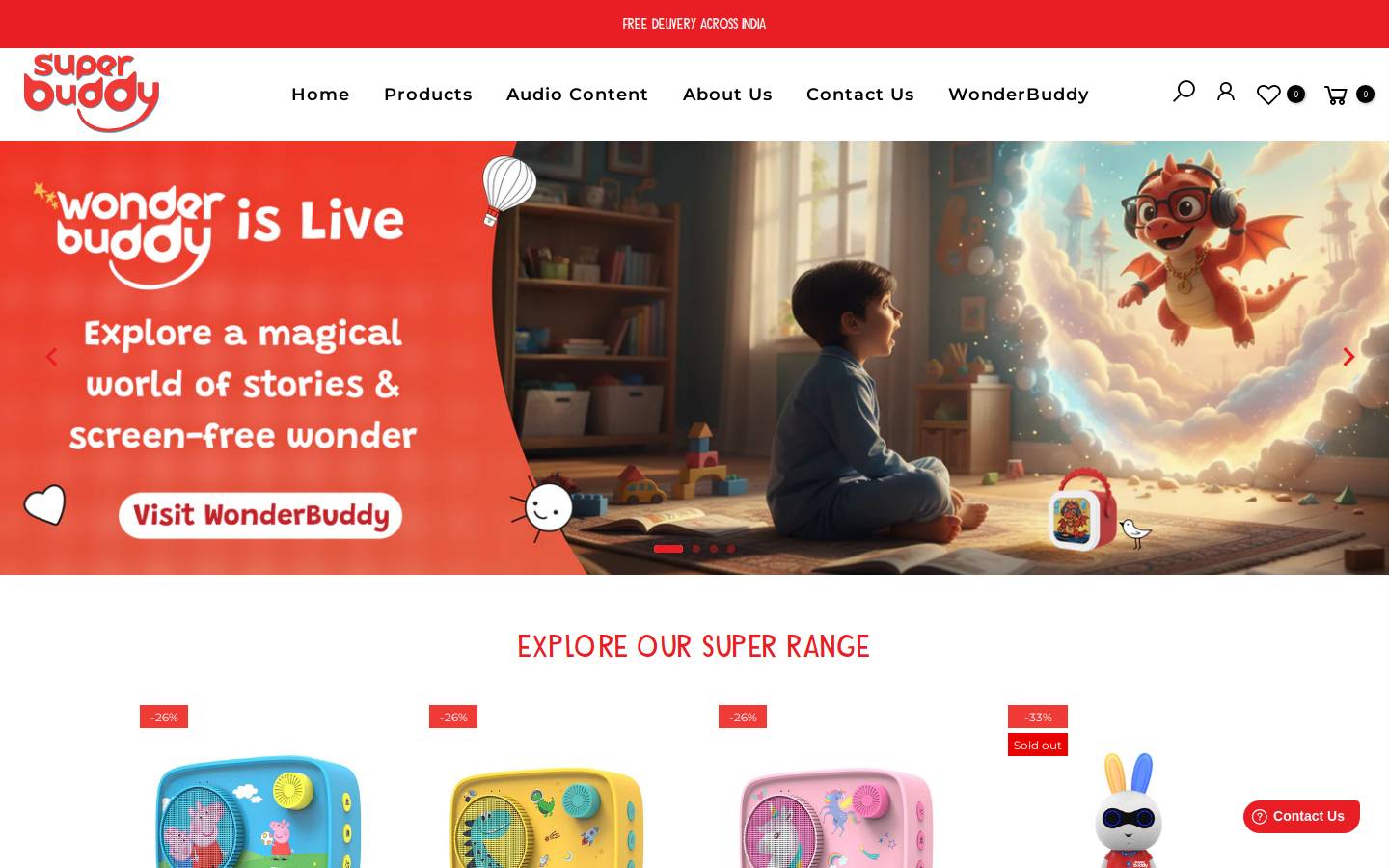 mysuperbuddy.com homepage screenshot