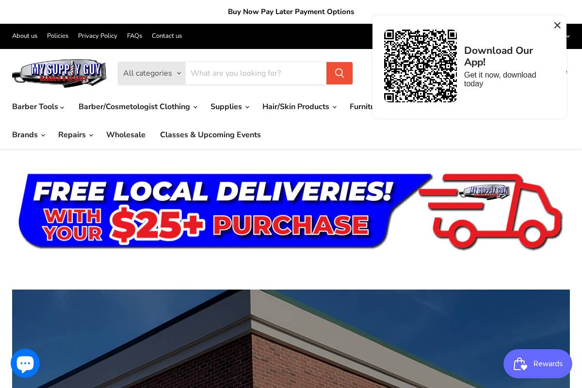 My Supply Guy homepage screenshot