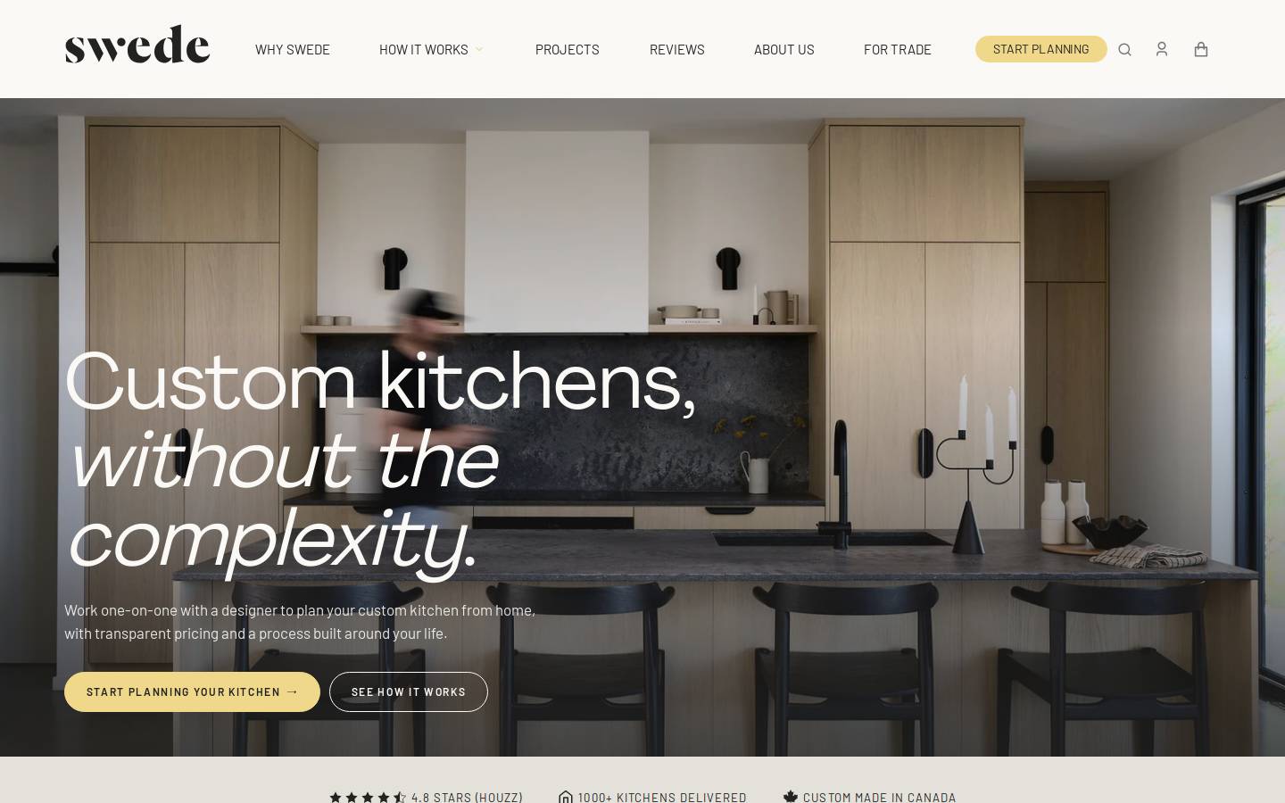 myswedehome.com homepage screenshot