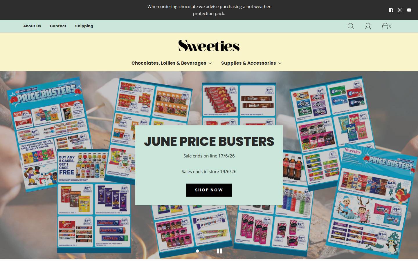 ilovemysweeties homepage screenshot