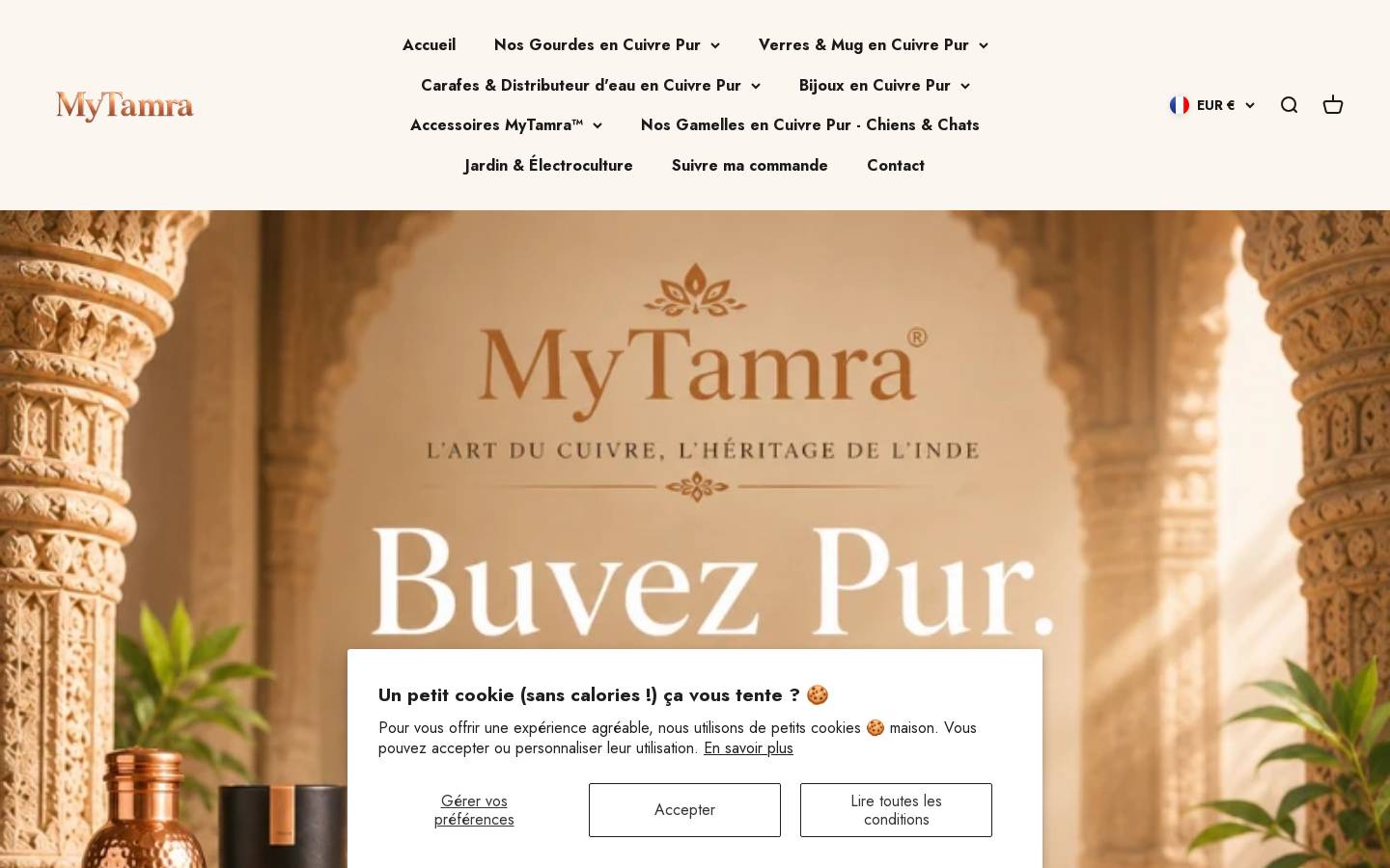 Mytamra homepage screenshot