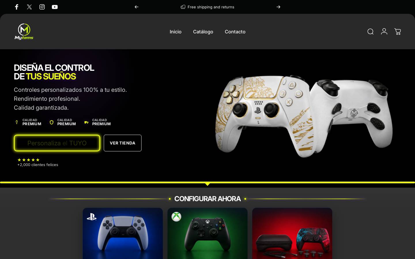 mytems.co homepage screenshot