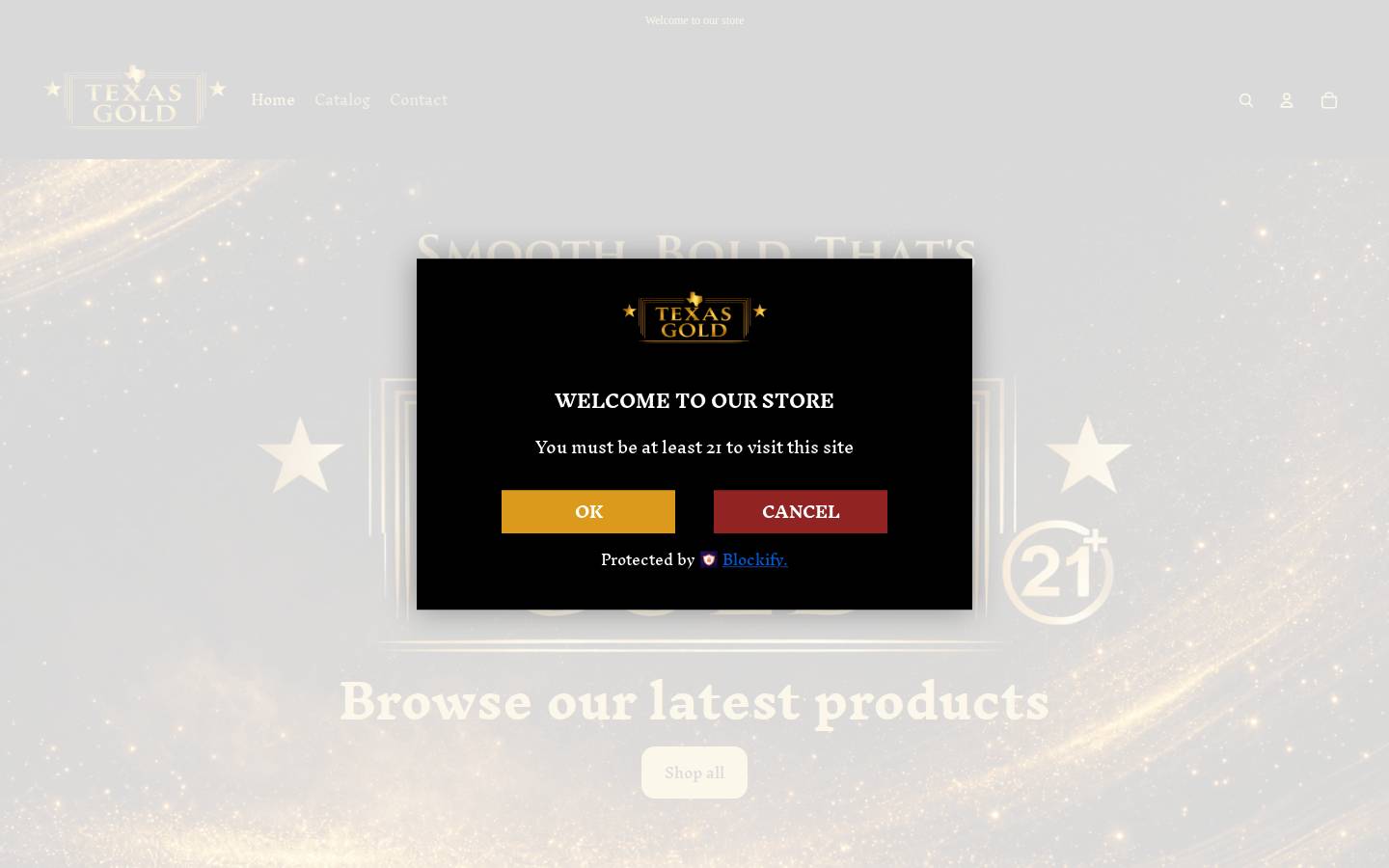 mytexasgold.com homepage screenshot