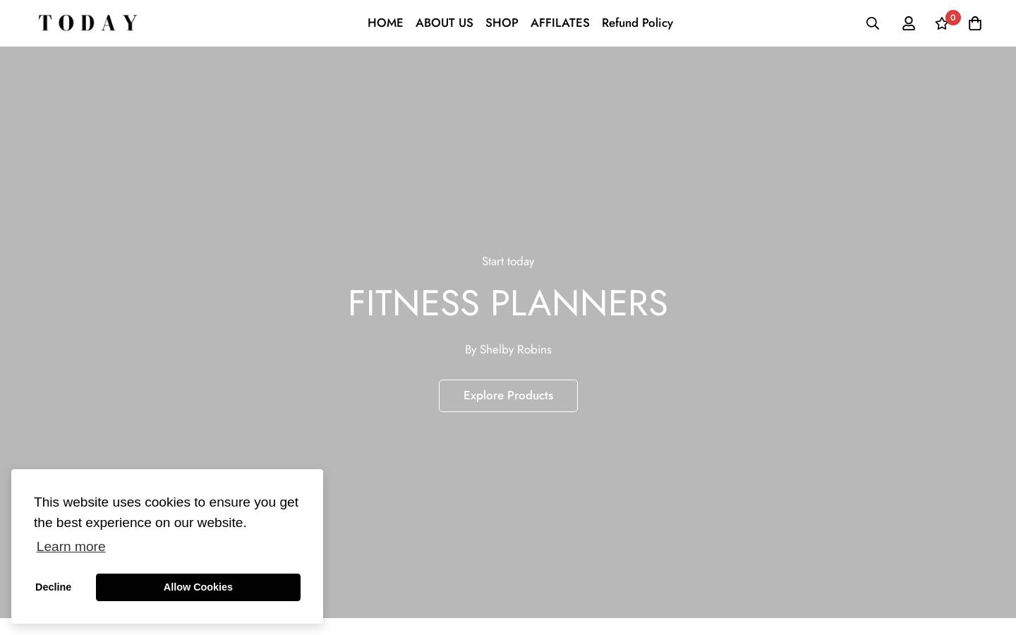 mytodayplanner.com homepage screenshot