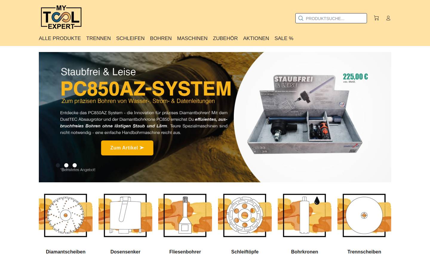 mytoolexpert.de homepage screenshot