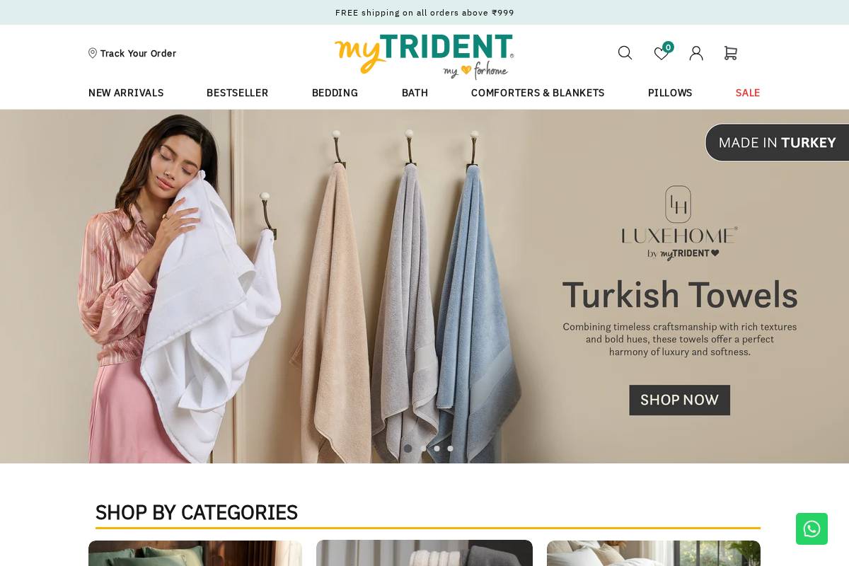 mytrident.com homepage screenshot