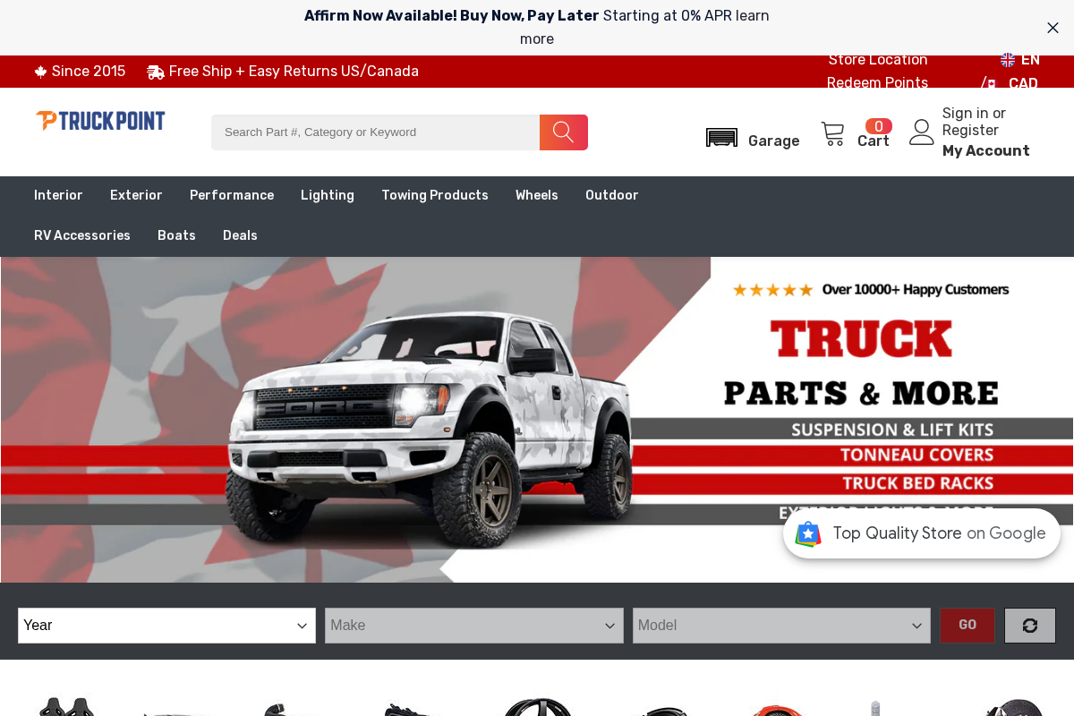 mytruckpoint.ca homepage screenshot