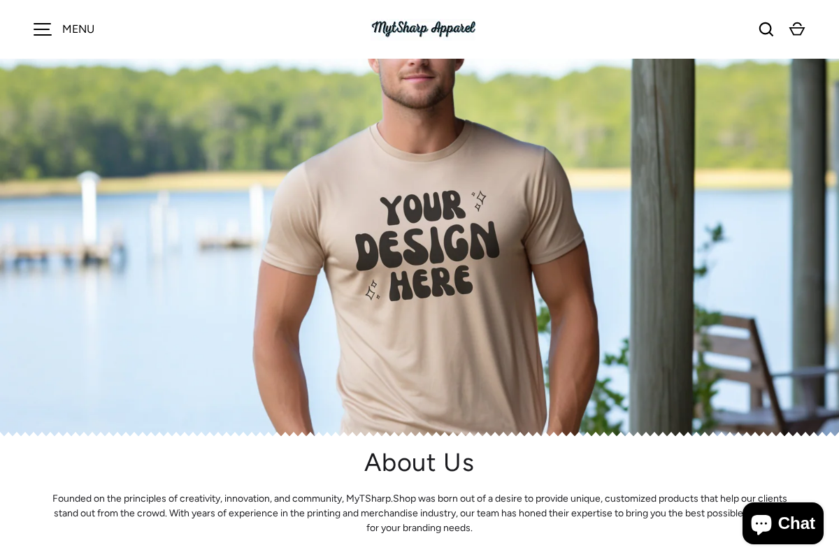 My T Sharp homepage screenshot