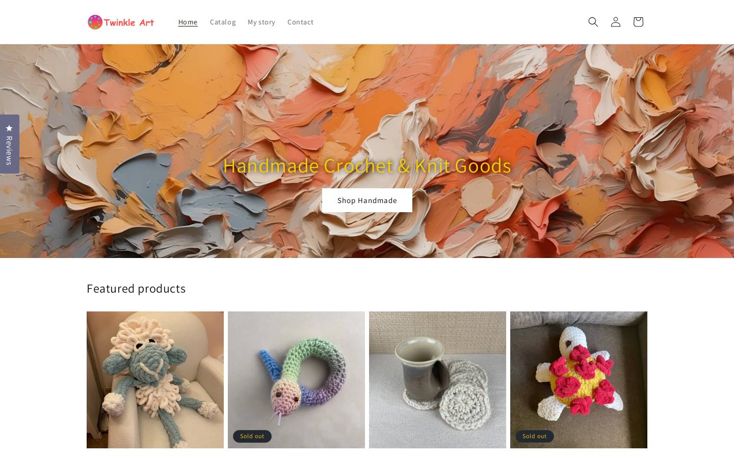 mytwinkleart.com homepage screenshot
