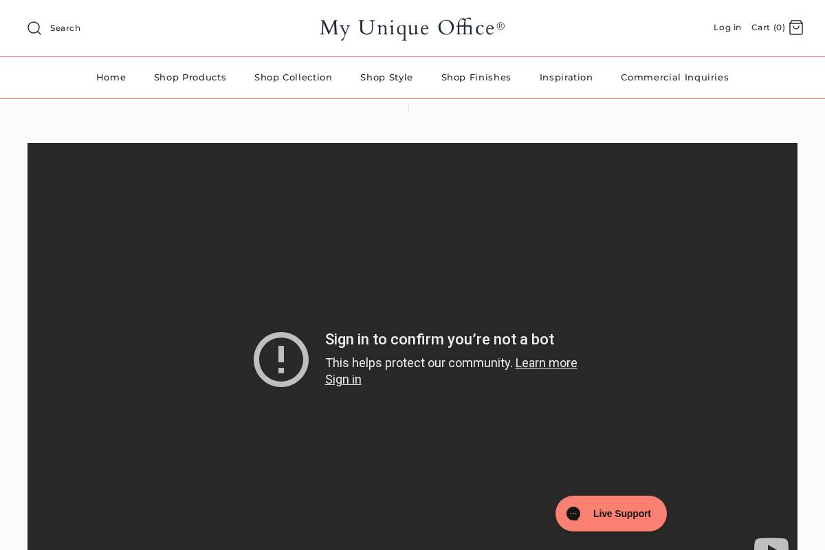 myuniqueoffice.com homepage screenshot