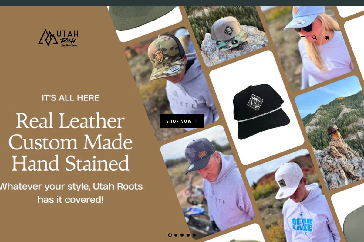 myutahroots.com homepage screenshot