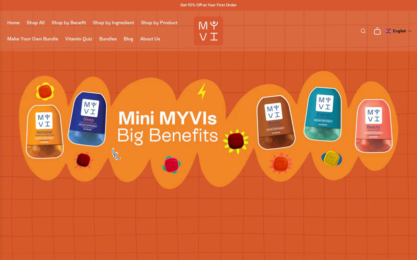 myvistores.com homepage screenshot