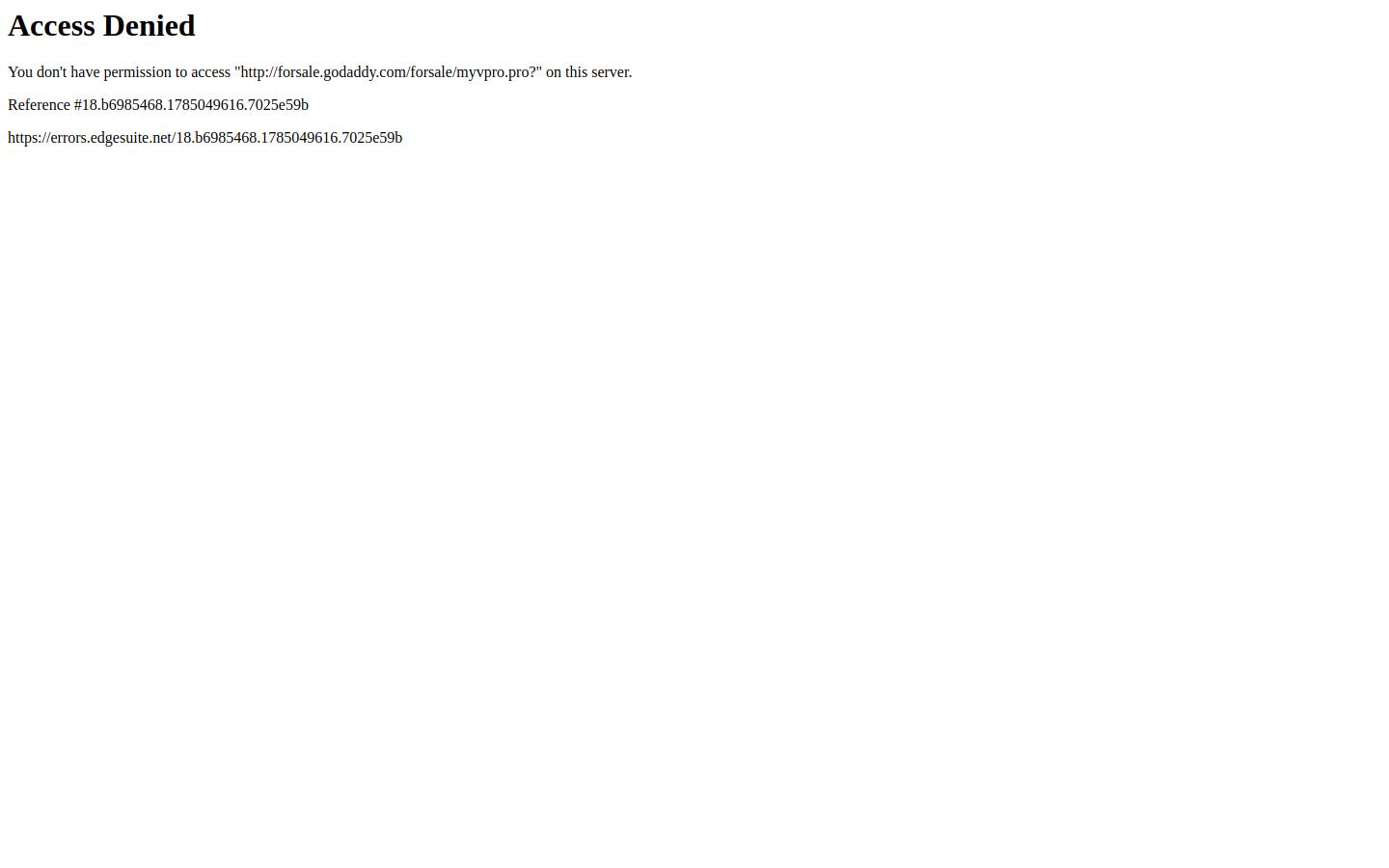 My Vpro homepage screenshot