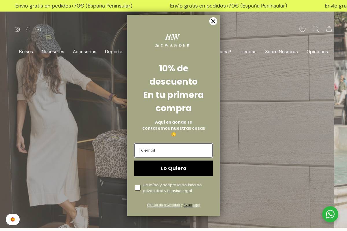 mywanderstore.com homepage screenshot
