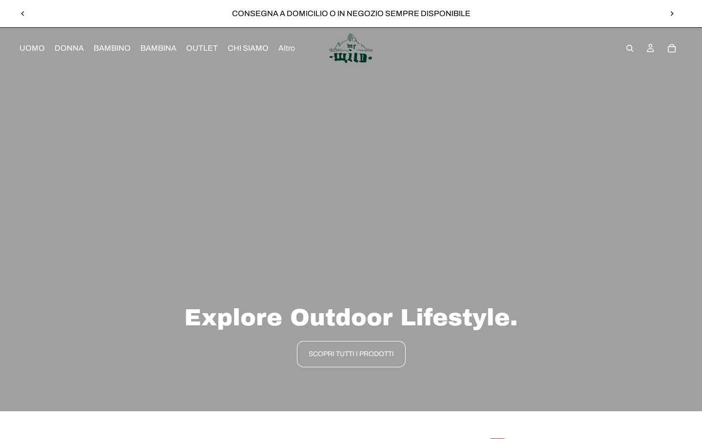 mywild.it homepage screenshot