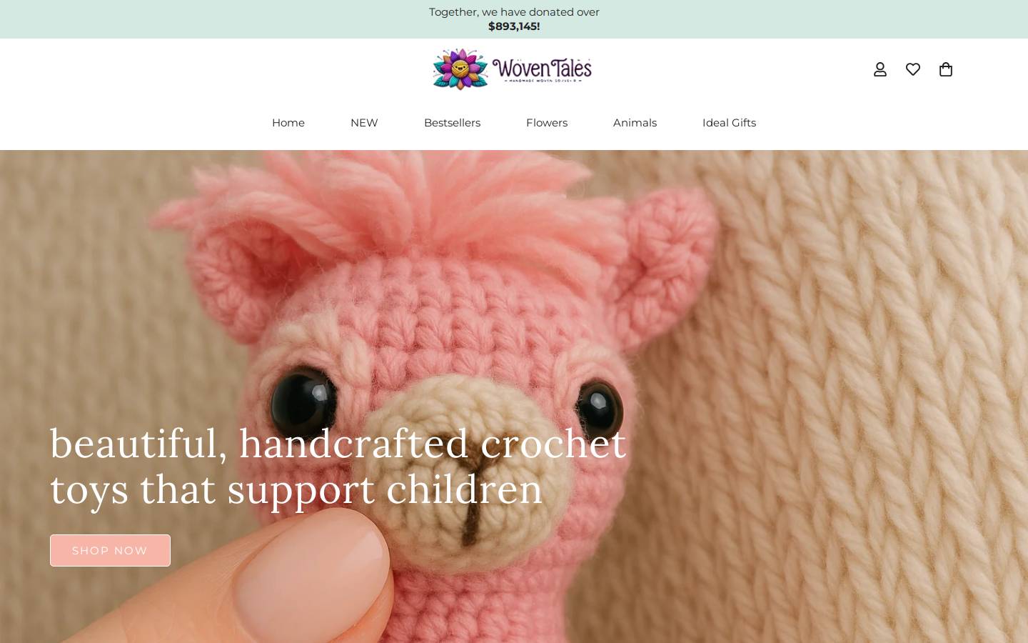 mywoventales.com homepage screenshot