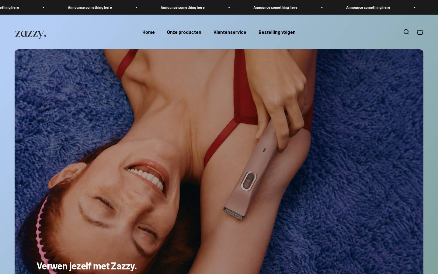 myzazzy.com homepage screenshot