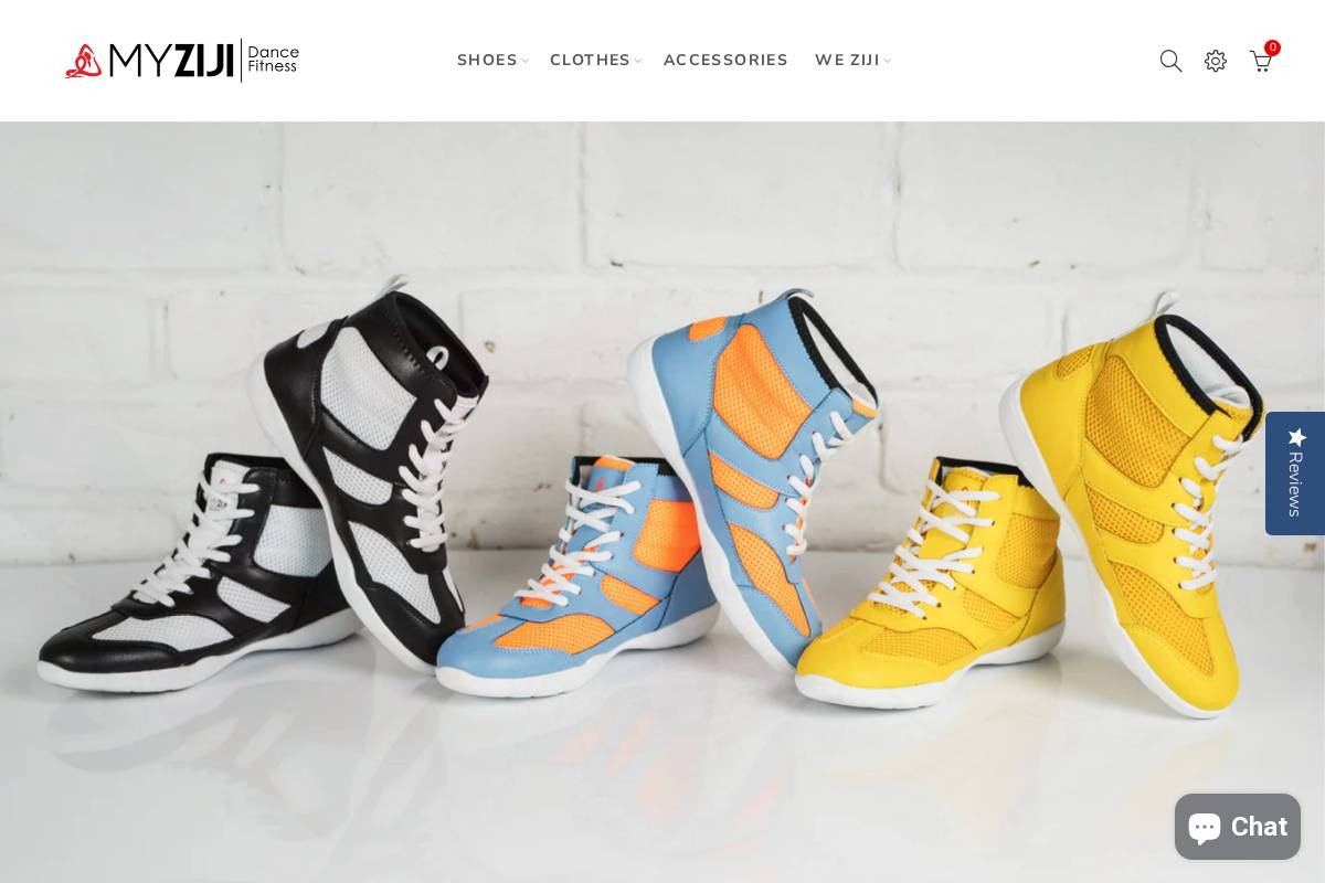 Myzijidance homepage screenshot