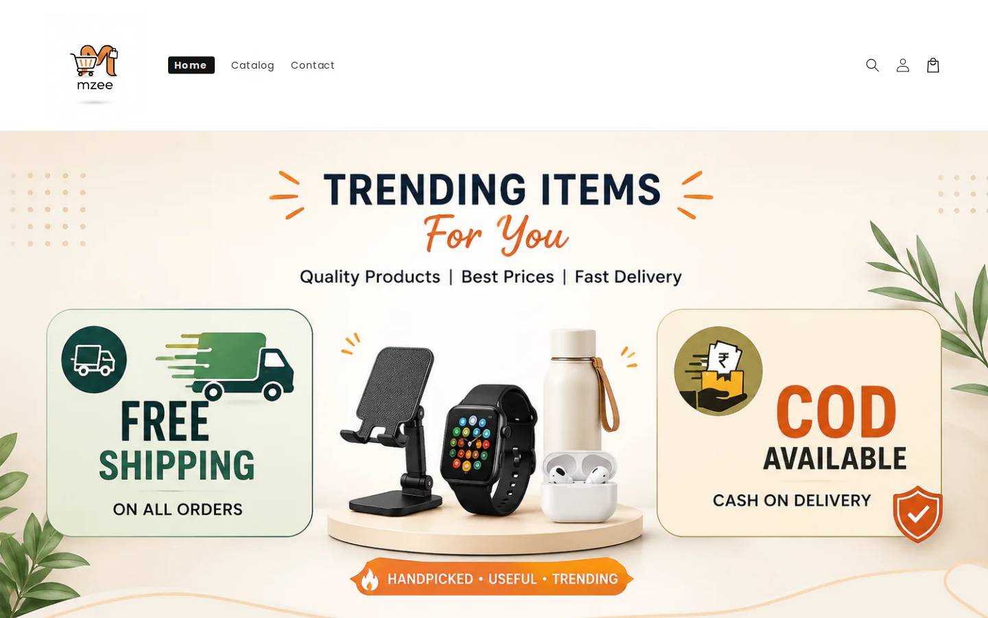 mzee.co.in homepage screenshot