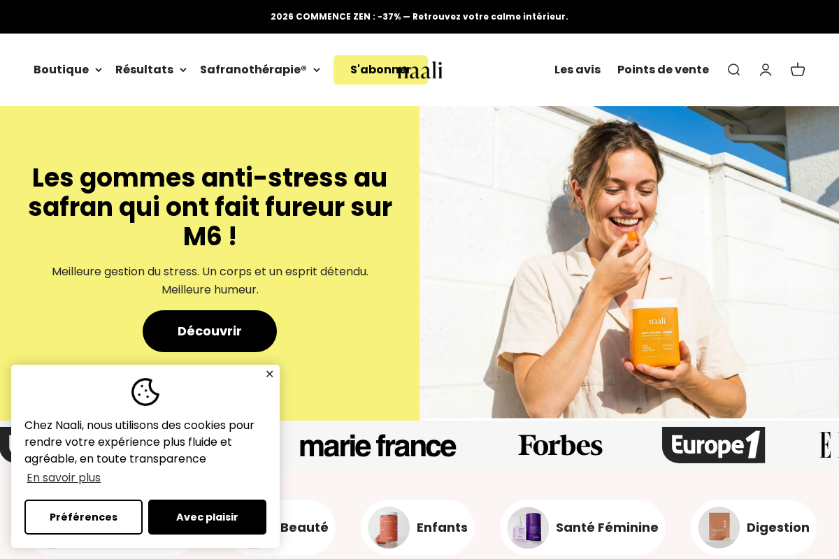 Naali homepage screenshot