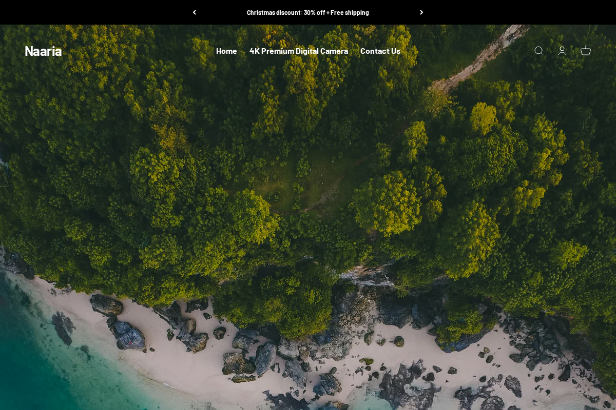 naaria.de homepage screenshot