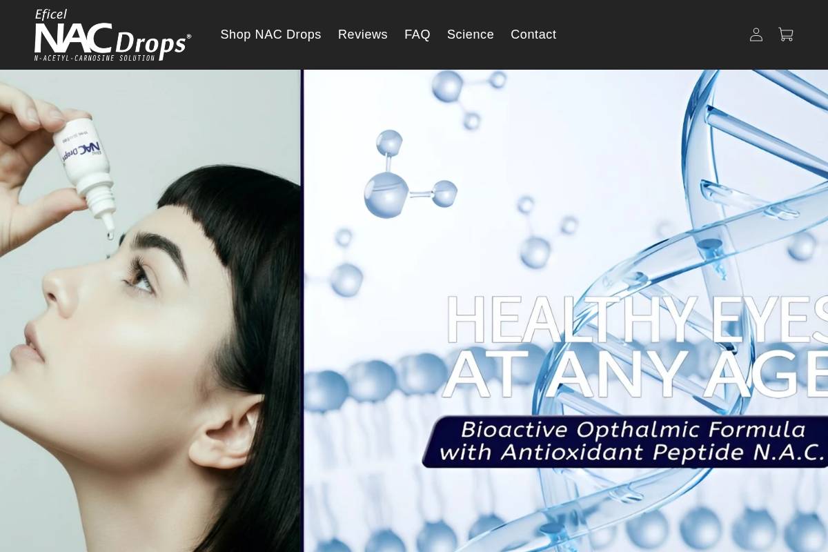 nacdrops.com homepage screenshot