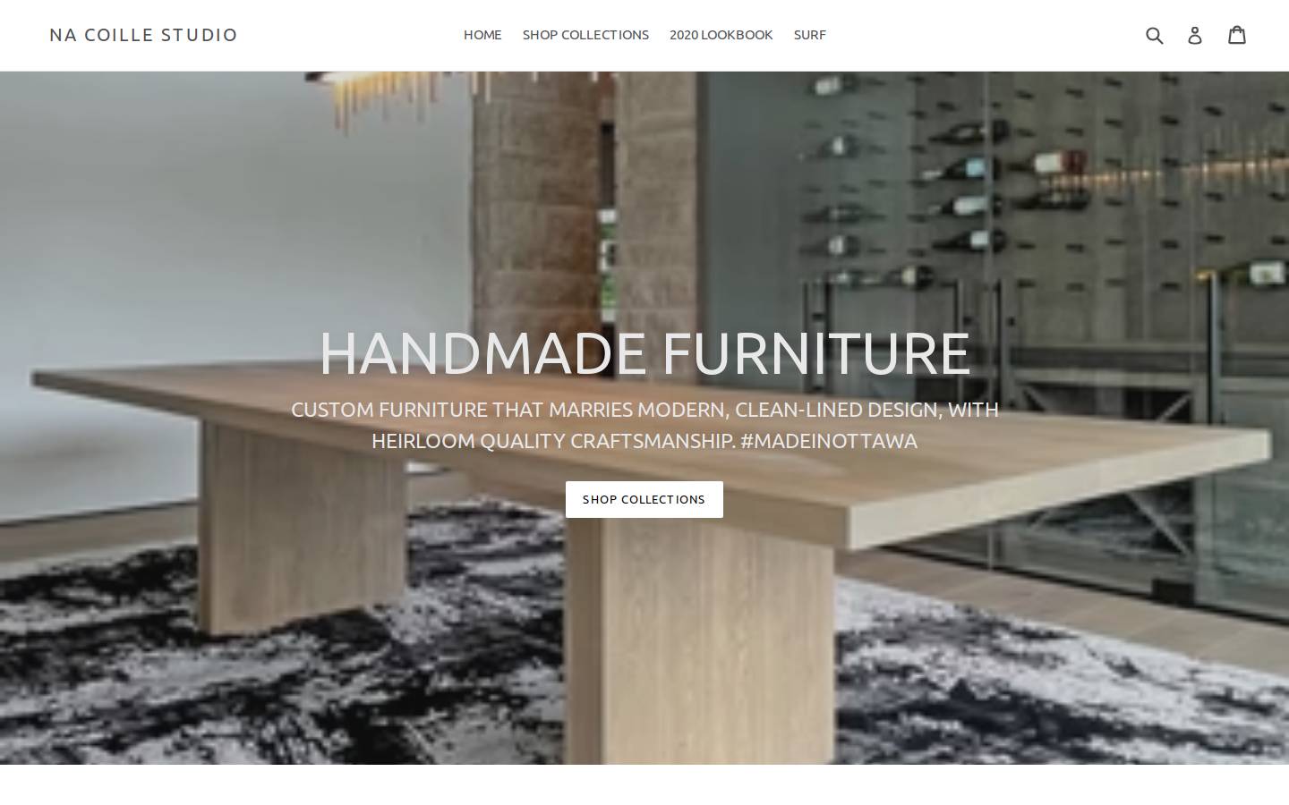 nacoillestudio.com homepage screenshot